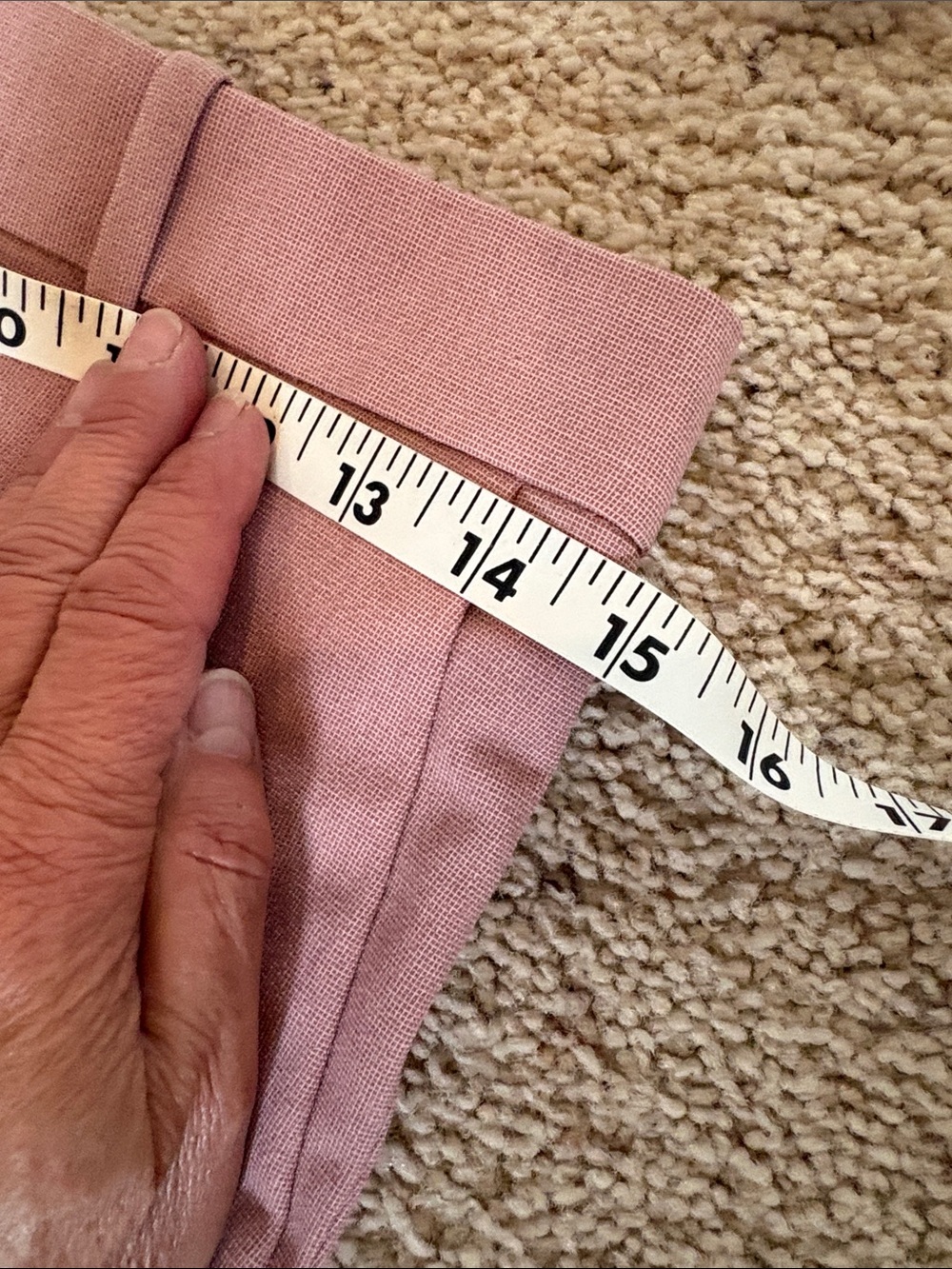 Ann Taylor Petite Dusty Rose Tailored Pants - Picture 5 of 7